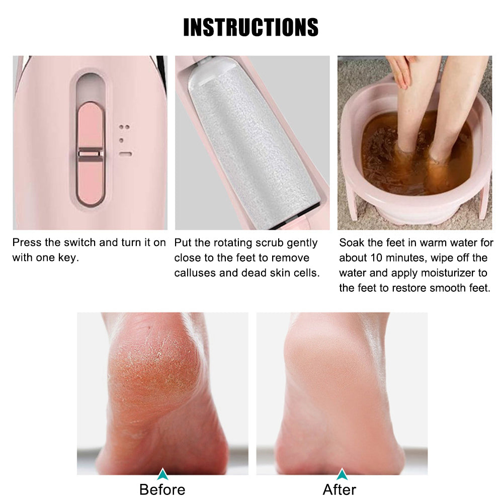 Foot Deadskin Remover Portable Predicure Grinder